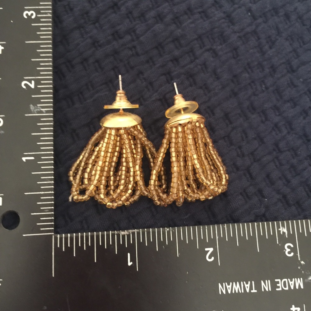 Earrings Delicate Vintage Tiny Beads Pierced - image 4